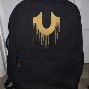 True religion black and gold drip